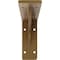 Ekena Millwork Embrey Steel Bracket, Hammered Gold 2"W x 12"D x 5 1/4"H BKTM02X12X05EBHGO - alternate 5